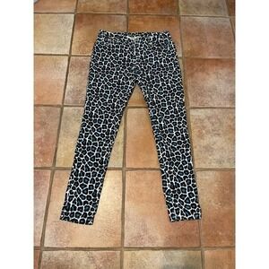 Michael Kors animal print skinny jeans size 8